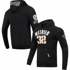 Tyrann Mathieu New Orleans Saints Pro Standard Player Name & Number Pullover Hoodie - Black Hoodies