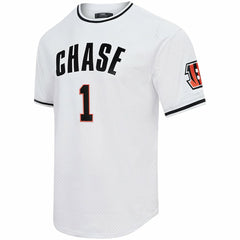 Ja'Marr Chase Cincinnati Bengals Pro Standard Mesh Player Name & Number Top - White Tops