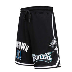 A.J. Brown Philadelphia Eagles Pro Standard Player Name & Number Shorts - Black Shorts