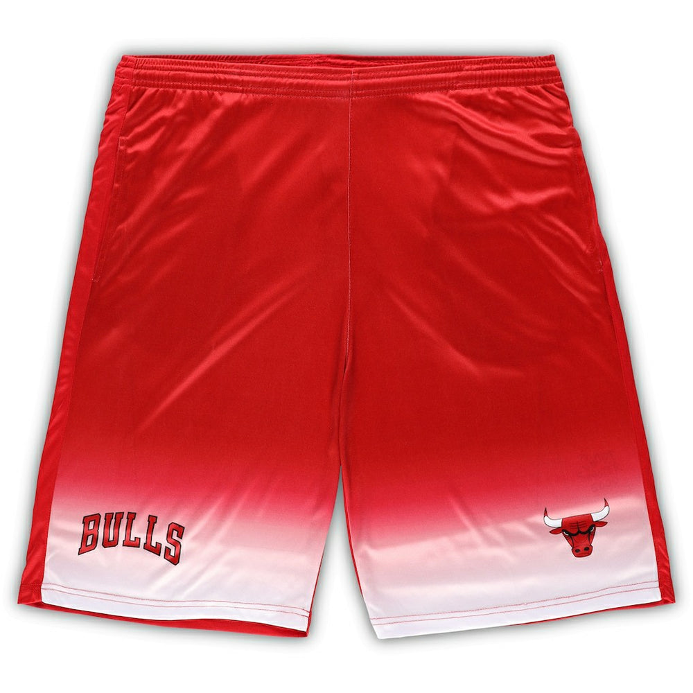 Chicago Bulls Big & Tall Fadeaway Shorts Red - Fanatics