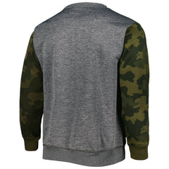 Brooklyn Nets Camo Stitched Sweatshirt Heather Charcoal - Fanatics
