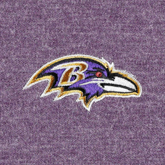 Baltimore Ravens Women's Sport Sun Fade Full-Zip Sweatshirt - Heathered Purple Sweatshirts