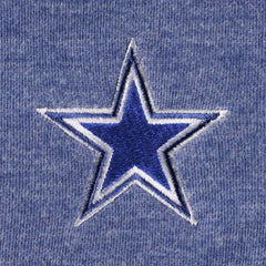 Dallas Cowboys Women's Sport Sun Fade Full-Zip Sweatshirt - Heathered Navy Sweatshirts