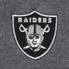 Las Vegas Raiders Women's Sport Sun Fade Full-Zip Sweatshirt - Heathered Black Sweatshirts