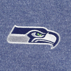 Seattle Seahawks Women's Sport Sun Fade Full-Zip Sweatshirt - Heathered College Navy Sweatshirts