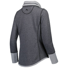 Washington Commanders Women's Sport Sun Fade Full-Zip Sweatshirt - Heathered Black Sweatshirts