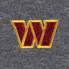 Washington Commanders Women's Sport Sun Fade Full-Zip Sweatshirt - Heathered Black Sweatshirts
