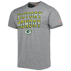 Green Bay Packers Homage Victory Monday Tri-Blend T-Shirt - Gray T-shirts