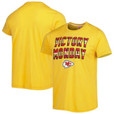 Kansas City Chiefs Homage Victory Monday Tri-Blend T-Shirt - Gold T-shirts