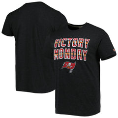 Tampa Bay Buccaneers Homage Victory Monday Tri-Blend T-Shirt - Black T-shirts