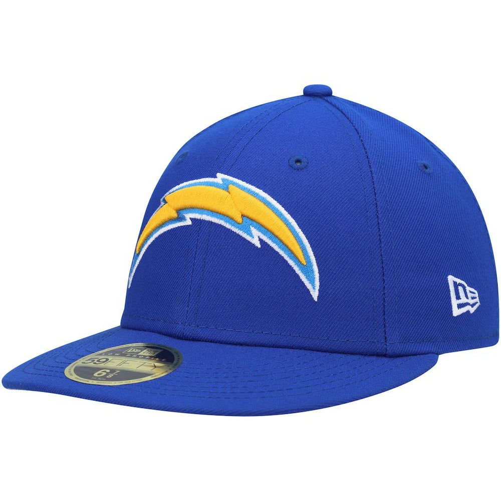 Los Angeles Chargers New Era Logo Omaha Low Profile 59FIFTY Fitted Hat - Royal Hats