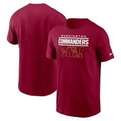 Washington Commanders Local Essential T-Shirt - Burgundy T-shirts