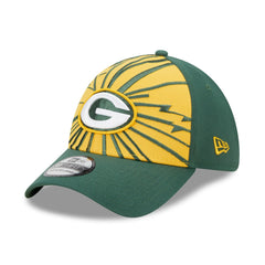 Green Bay Packers New Era Shattered 39THIRTY Flex Hat - Green/Gold Hats