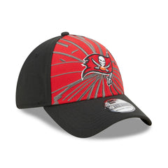 Tampa Bay Buccaneers New Era Shattered 39THIRTY Flex Hat - Red/Black Hats