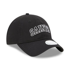 New Orleans Saints New Era Women's Collegiate 9TWENTY Adjustable Hat - Black Hats