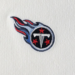 Tennessee Titans Antigua Women's Avenue Raglan Pullover Sweatshirt - Cream/Navy Pullover