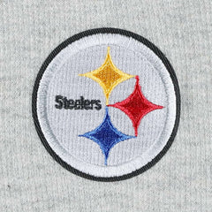 Pittsburgh Steelers Antigua Women's Lightweight Jackpot Raglan Half-Zip Pullover Hoodie - Heather Gray Hoodies
