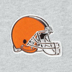 Cleveland Browns Big & Tall Fleece Raglan Full-Zip Hoodie Jacket - Heather Gray Hoodies
