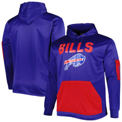 Buffalo Bills Big & Tall Pullover Hoodie - Royal Hoodies