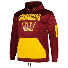 Washington Commanders Big & Tall Pullover Hoodie - Burgundy Hoodies