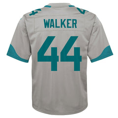 Travon Walker Jacksonville Jaguars Youth Inverted Game Jersey - Silver Jerseys