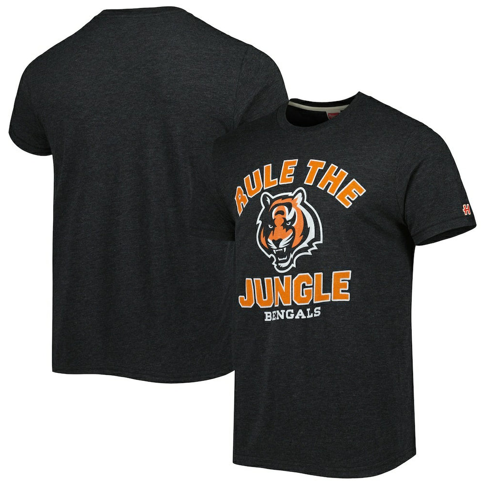 Cincinnati Bengals Homage Hyper Local Tri-Blend T-Shirt - Charcoal T-shirts
