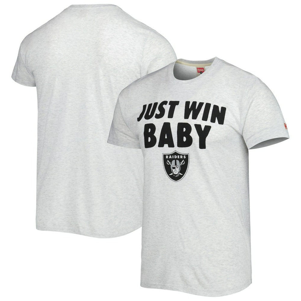Las Vegas Raiders Homage Hyper Local Tri-Blend T-Shirt - Ash T-shirts