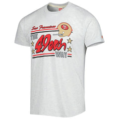 San Francisco 49ers Homage Hyper Local Tri-Blend T-Shirt - Ash T-shirts