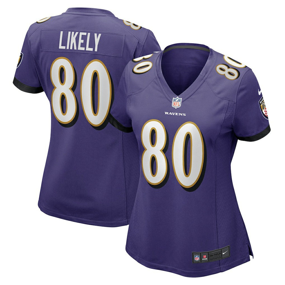 Isaiah Likely Baltimore Ravens Women's Player Game Jersey - Purple Jerseys