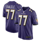 Daniel Faalele Baltimore Ravens Player Game Jersey - Purple Jerseys