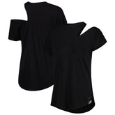 Philadelphia Eagles KIYA TOMLIN Women's Cut Out Tri-Blend Shirt - Black