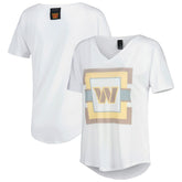 Washington Commanders KIYA TOMLIN Women's V-Neck T-Shirt - White T-shirts
