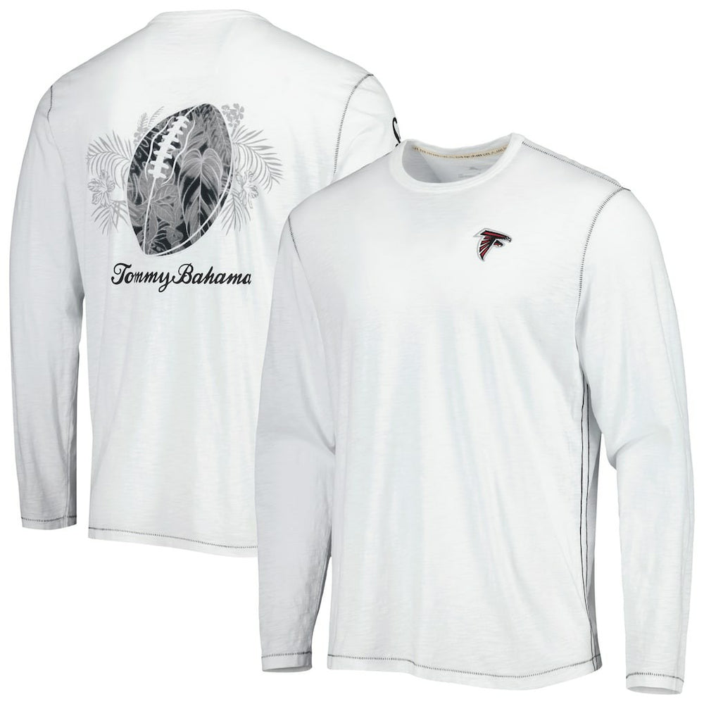 Atlanta Falcons Laces Out Billboard Long Sleeve T-Shirt - White T-shirts