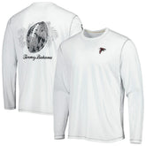 Atlanta Falcons Laces Out Billboard Long Sleeve T-Shirt - White T-shirts