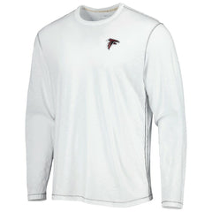 Atlanta Falcons Laces Out Billboard Long Sleeve T-Shirt - White T-shirts