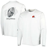 Cleveland Browns Laces Out Billboard Long Sleeve T-Shirt - White T-shirts