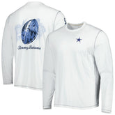 Dallas Cowboys Laces Out Billboard Long Sleeve T-Shirt - White T-shirts