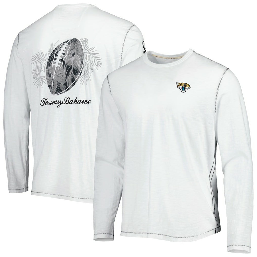 Jacksonville Jaguars Laces Out Billboard Long Sleeve T-Shirt - White T-shirts