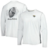 Jacksonville Jaguars Laces Out Billboard Long Sleeve T-Shirt - White T-shirts