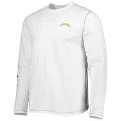Los Angeles Chargers Laces Out Billboard Long Sleeve T-Shirt - White T-shirts