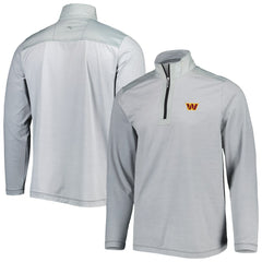 Washington Commanders On Deck IslandZone Half-Zip Jacket - Gray Jackets