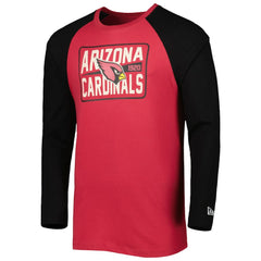 Arizona Cardinals New Era Current Raglan Long Sleeve T-Shirt - Cardinal T-shirts