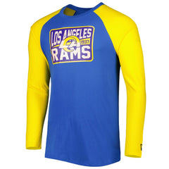 Los Angeles Rams New Era Current Raglan Long Sleeve T-Shirt - Royal T-shirts