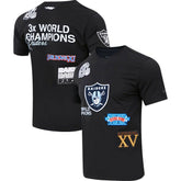 Las Vegas Raiders Pro Standard Championship T-Shirt - Black T-shirts