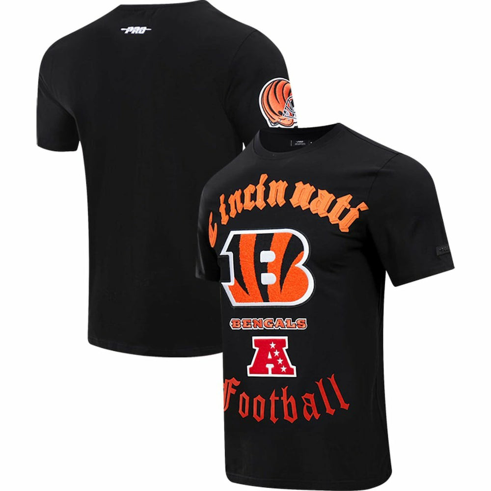 Cincinnati Bengals Pro Standard Old English T-Shirt - Black T-shirts