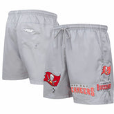 Tampa Bay Buccaneers Pro Standard Woven Shorts - Pewter Shorts