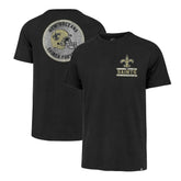New Orleans Saints '47 Open Field Franklin T-Shirt - Black T-shirts