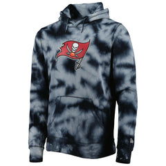 Tampa Bay Buccaneers New Era Team Tie-Dye Pullover Hoodie - Black Hoodies