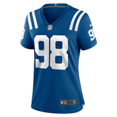 Tony Siragusa Indianapolis Colts Women's Game Retired Player Jersey - Royal Jerseys