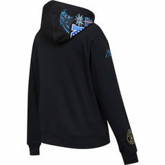 Carolina Panthers Pro Standard Women's Local Patch Pullover Hoodie - Black Hoodies